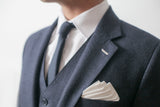 HANKY Structured Pocket Square and Comb